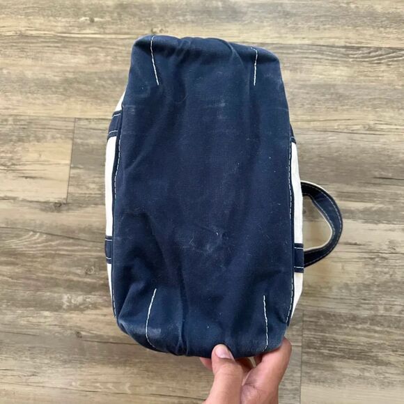 Vintage L.L. Bean Boat And Tote Blue Canvas Tote Bag - Picture 4 of 6